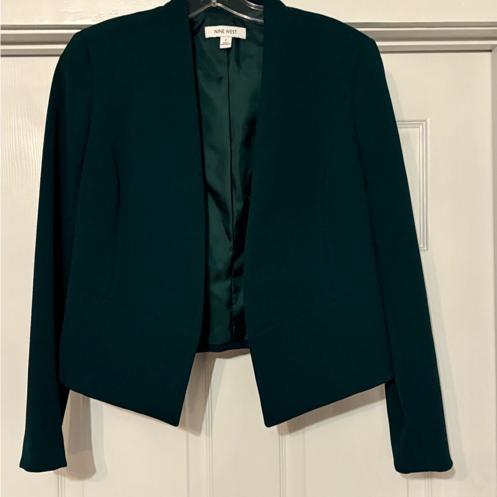 Nine West Women's Hunter green Blazer